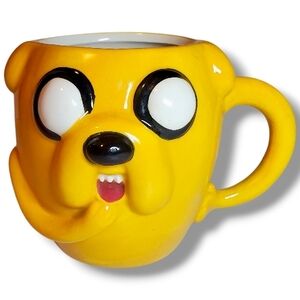 Rare Adventure Time Jake the Dog Faceless Vintage 3D Coffee Mug Cartoon Network